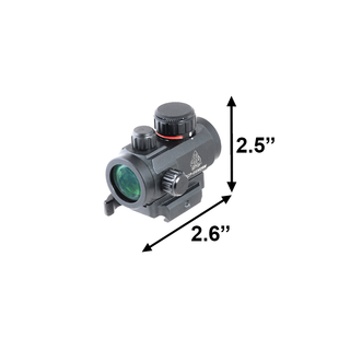 UTG SCP-DS3026W 2.6" ITA Red/Green CQB Micro Dot with Integral QD Mount