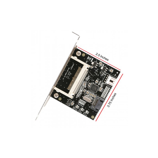 Syba SD-ADA40001 Compact Flash to SATA II Adapter Card with PCI Mounting Bracket