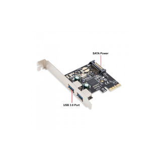 Syba SD-PEX20158 2 Port USB 3.0 PCI-e 2.0 x1 Card