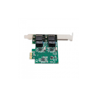 Syba SD-PEX24041 2 Port Gigabit Ethernet PCI-e x1 Network Card