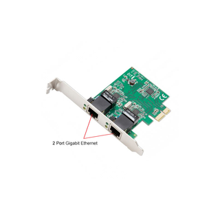 Syba SD-PEX24041 2 Port Gigabit Ethernet PCI-e x1 Network Card