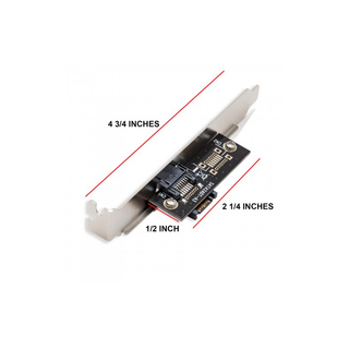 Syba SD-SATA-EP PCI Mount SATA Extension Bracket