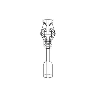 Gedore 1499386 Quick-release pulling leg 200 mm