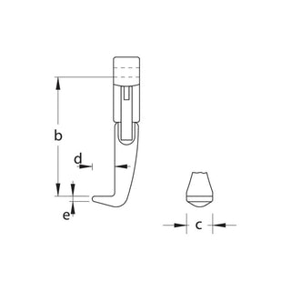 Gedore 1499378 Quick-Release Pulling Leg 150 mm