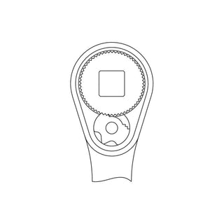 Gedore 1436686 Reversible ratchet 1/2 Inch 270 mm