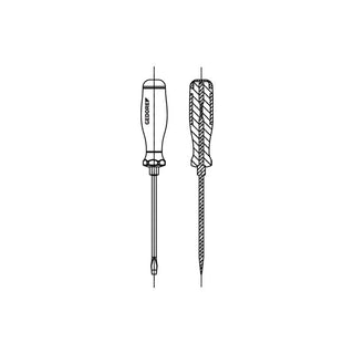 Gedore 1845217 3C-Screwdriver With Striking Cap 4.5 mm