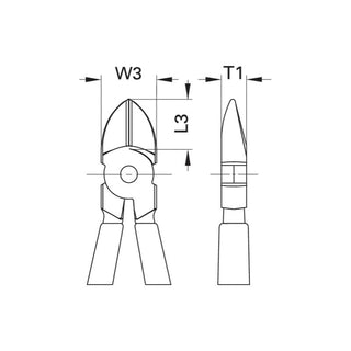 Gedore 6743380 Side cutter 160 mm