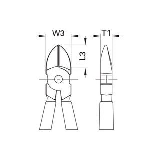 Gedore 6742300 Side Cutter 125 mm