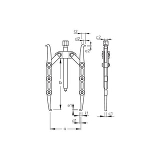 Gedore 8006270 Fan Puller 3-Arm Pattern 150x200 mm