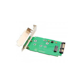 Syba SI-ADA40083 M.2 NGFF to 2.5" SATA III Card with Full and Low Profile Brackets (B or B+ M key)