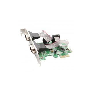 Syba SI-PEX15037 2 Port DB9 Serial PCI-e 1.0 x1 Controler Card