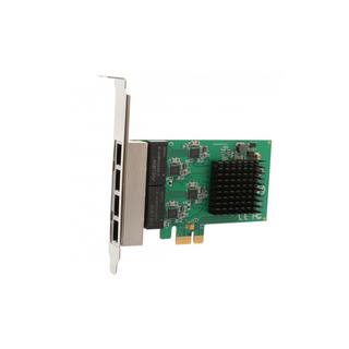 Syba SI-PEX24042 4 Port Gigabit Ethernet PCI-e x1 Network Interface Card