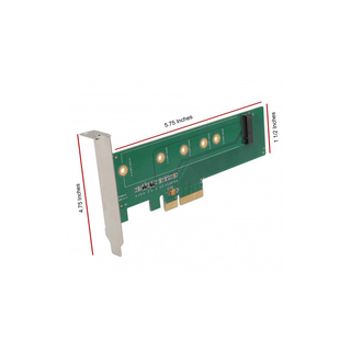 Syba SI-PEX40110 M.2 PCI-e To PCI-e 3.0 x4 Card (M-Key or B+M key)