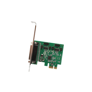 Syba SI-PEX50103 2 Port DB9 Serial and 1 Port DB25 Parallel Printer PCI-Express 2.0 x1 Combo Card