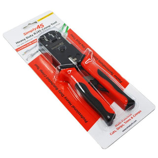 Simply45 S45-C100 Simply45® RJ45 Crimp Tool  Pass Through Unshielded & Internal Ground Shielded