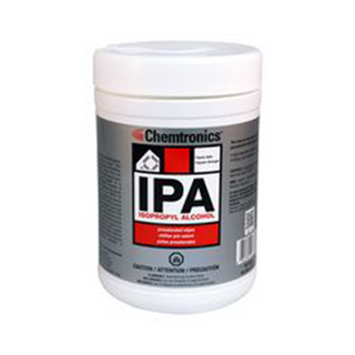 Chemtronics SIP100P IPA Presaturated Wipes, 100 Wipes