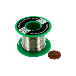 Velleman SOLD100GLF Lead Free Solder Sn 99.3% - Cu 0.7% 0.04" 0.22lb.