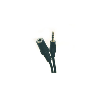 Bytecc SPC-6MF 3.5mm Stereo Speaker Extension Cable - Male to Female, Black Jacket