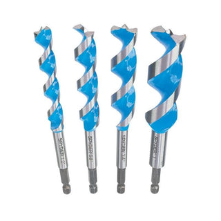 Spyder 15001 Stinger Power Bits 4-Pc - 6-1/2 Inch