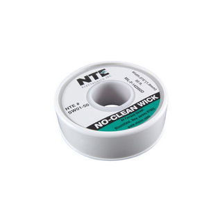 NTE SW01-50 No-Clean Wick #3 Green 0.075" x 50 ft.