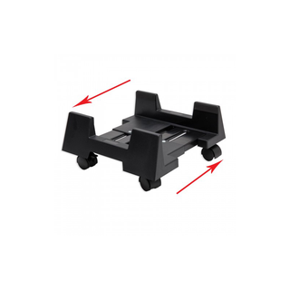 Syba SY-ACC65010 Plastic Stand for ATX Case with Adj. Width with Caster wheels