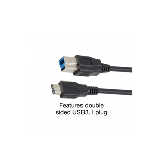 Syba SY-CAB20173 3 ft USB 3.1 Type C to USB 3.0 Type B Cable