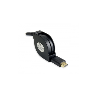 Syba SY-CAB31030 4 ft Retractable HDMI Type A Male to Micro HDMI Type D Male Cable