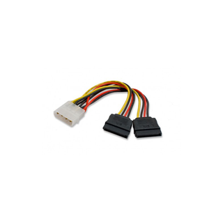 Syba SY-CAB40007 5" Molex to Dual SATA Power Connector Cable