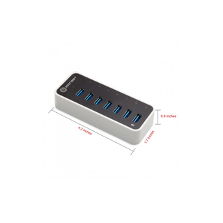 Syba SY-HUB20152 7 Port USB 3.0 Hub with One Fast Charging Port