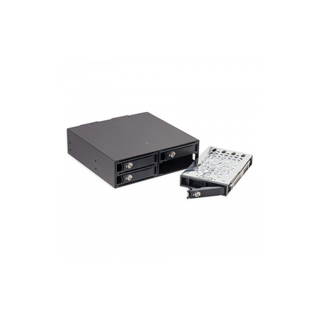 Syba SY-MRA25038 4 Bay 2.5” SATA Drive Mobile Rack for 5.25” Drive Bay