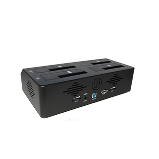 Bytecc T-400 USB 3.0 & eSATA to 4 Bay SATA Docking with Stand Alone 1:3 HDD/SSD Duplicator