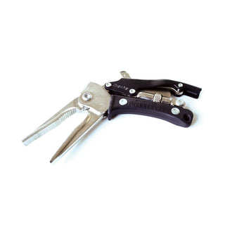 Grip-On 72708 Ergogrip Long Nose Locking Plier, L. 8 Inch