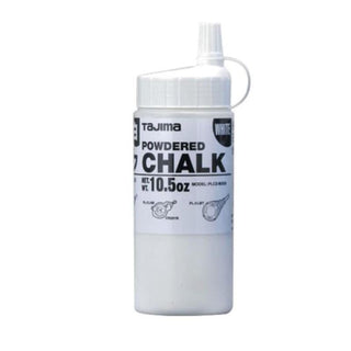 Tajima PLC3-DW300 Snap Line Dye, permanent marking chalk, dark white, easy-fill nozzle, 300g / 10.5 oz.