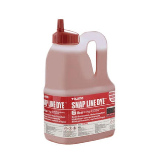 Tajima PLC3-DR2700 Snap Line Dye, permanent marking chalk, dark red, easy-fill nozzle, 2.7 kgs. / 6 lbs.