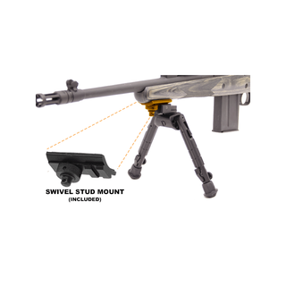 UTG TL-BP01 Heavy Duty Recon 360 Bipod, Cent Ht: 6.69"-9.12"