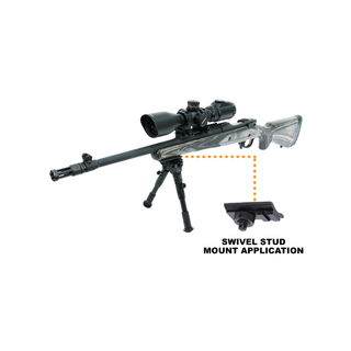 UTG TL-BP28SQ New Gen Med Pro Shooters Bipod, Quick Detach, 6.2"-6.7"