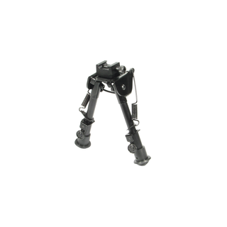 UTG TL-BP78 Tactical OP Bipod, Rubber Feet, Center Height 6.1"-7.9"