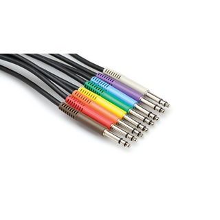 Hosa TTS-830 1' Balanced Patch Cables