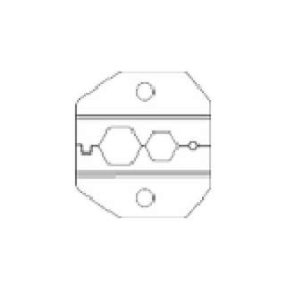 Platinum Tools 17056C Die Set for PN 17000, Coax BNC/TNC F Type