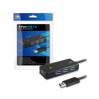 Vantec UGT-MH400U3  4-Port USB 3.0 Bus-Powered Travel Hub