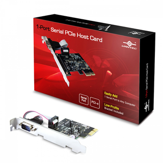 Vantec UGT-PCE10SR 1-Port Serial PCIe Host Card