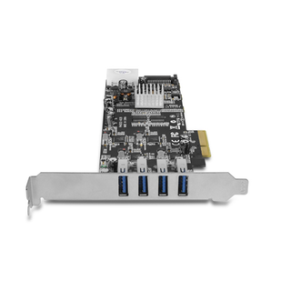 Vantec UGT-PCE430-4C Quad Chip 4-Port Dedicated 5Gbps USB 3.0 PCIe Host Card