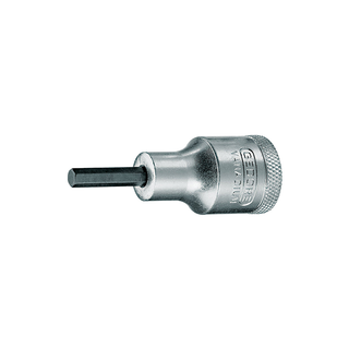 GEDORE IN 19 8 Screwdriver Bit Socket 1/2" In-Hex 8 mm