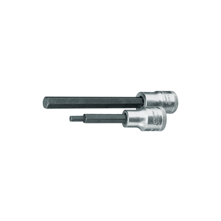 GEDORE IN 19 L 10-140 Screwdriver Bit Socket 1/2", Long 10 mm