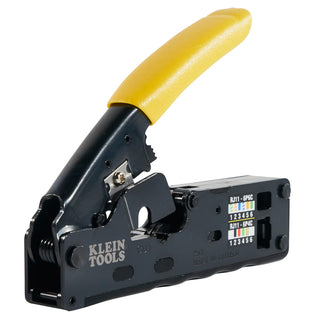 Klein Tools VDV226-107 Compact Ratcheting Modular Crimper