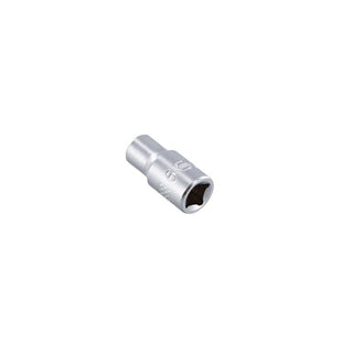 Wiha Tools 33319 6 Point - 1/4 Inch Drive Socket - 6.0mm x 25mm