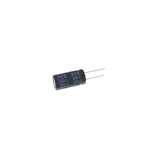 NTE Electronics VHT.1M50 Series VHT Aluminum Electrolytic Capacitor, Radial Lead