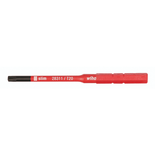 Wiha Tools 28341 T15 x 75mm Insulated Slim Torx Torque Screwdriver Blade