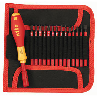 Wiha Tools 28390 15 Piece Insulated SlimLine Blade Set