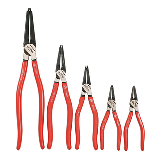 Wiha Tools 32626 5 Piece Classic Grip Straight Internal Ring Pliers Set